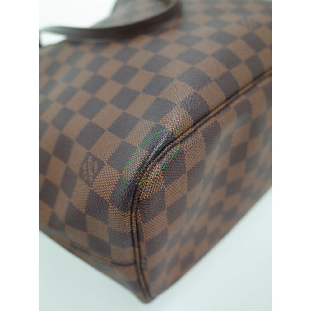 Louis Vuitton Damier Ebene Brown Neverfull Tote Bag - Picture 7 of 8